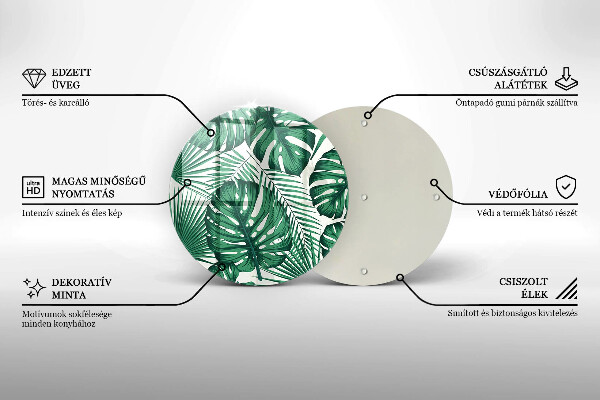 Tábua cozinha Folhas de Monstera