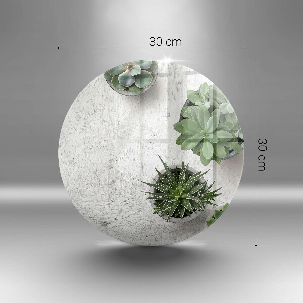 Tábua de cortar alimentos Suculentas em concreto