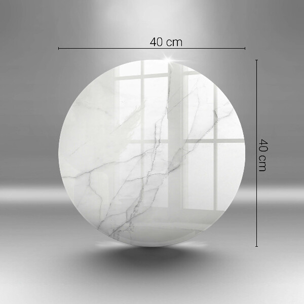 Tábua para corte Mármore branco delicado