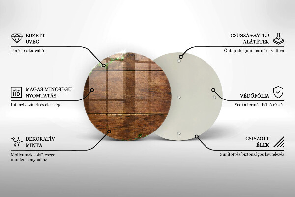 Tábua de vidro Tábuas e folhas de madeira