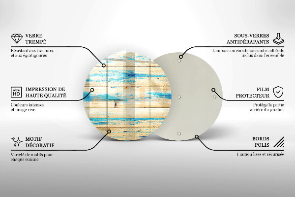 Tábua corte Tábuas de madeira retrô