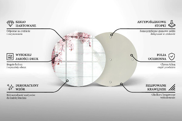 Tábua para corte Flores nas tábuas
