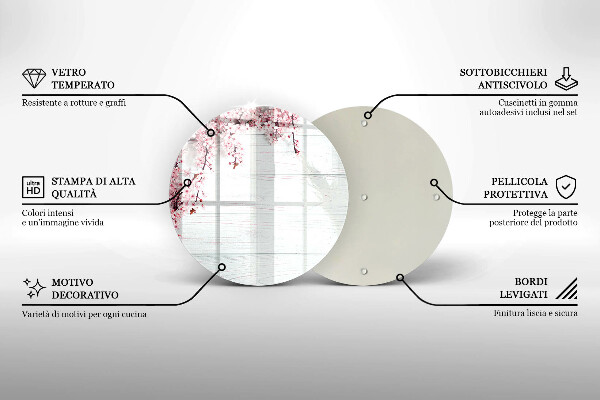 Tábua para corte Flores nas tábuas