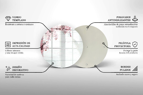 Tábua para corte Flores nas tábuas