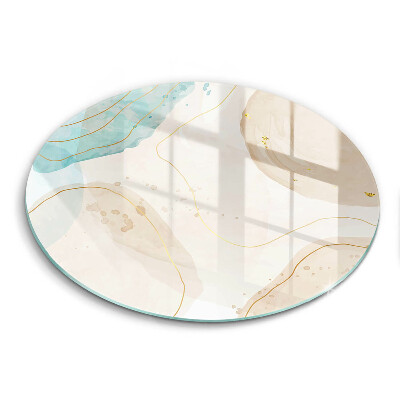 Tábua de cortar alimentos Bokeh boho e dourado