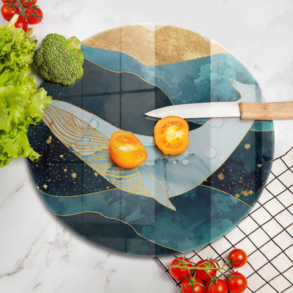 Tábua corte Baleia abstrata