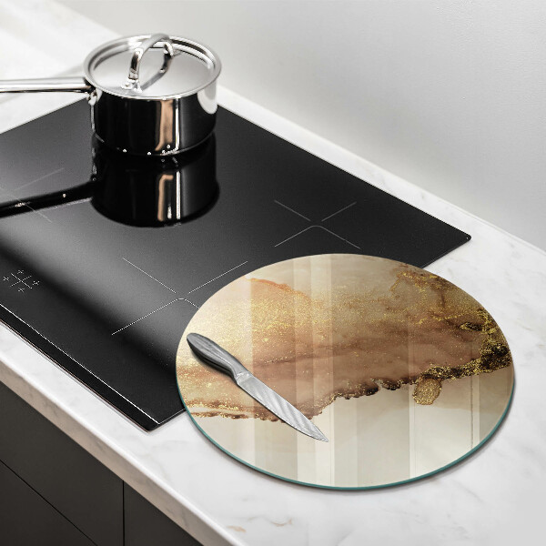 Tábua para cozinha Ouro abstrato
