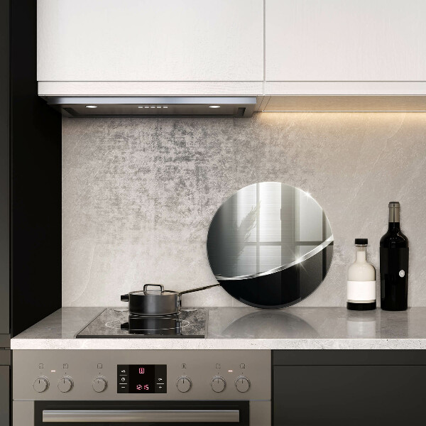 Tábua de vidro Abstração com metal