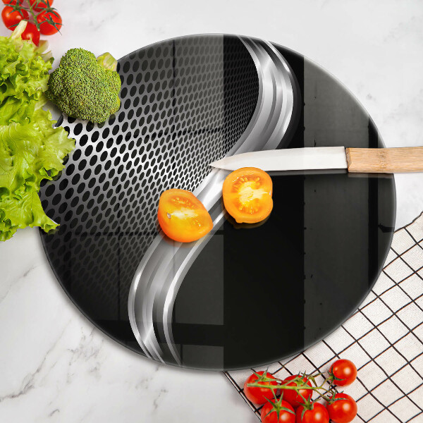 Tábua de vidro Estrutura metálica