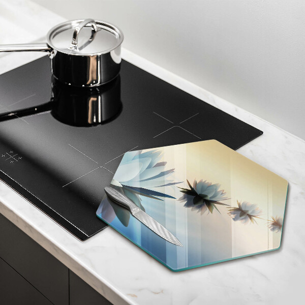 Tábua para cozinha Flores de nenúfar