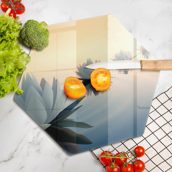 Tábua para cozinha Flores de nenúfar