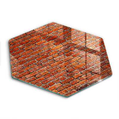 Tábua de cortar alimentos Parede de tijolos