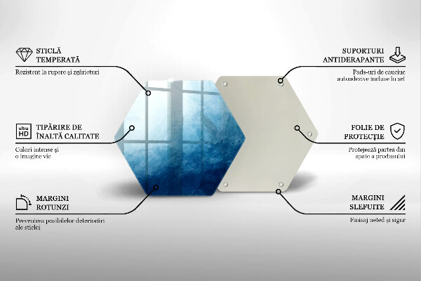 Tábua de corte de vidro Fundo abstrato