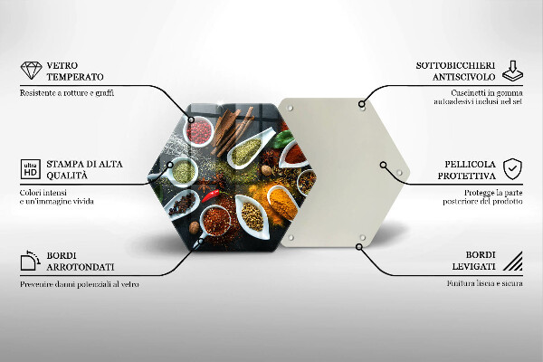 Tábua para cozinha Especiarias de cozinha