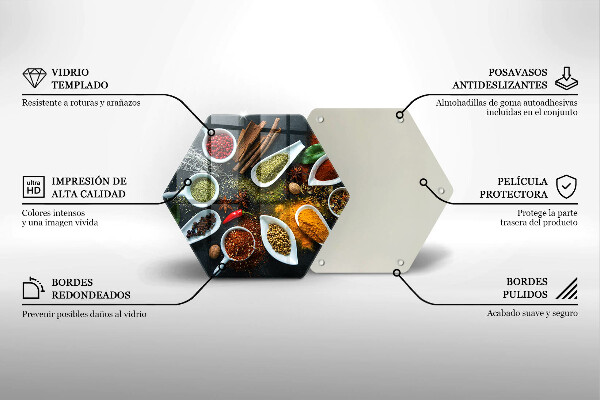 Tábua para cozinha Especiarias de cozinha