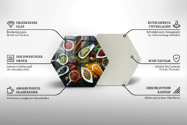 Tábua para cozinha Especiarias de cozinha