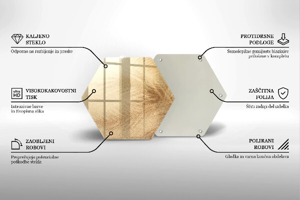 Tábua de corte de vidro Férias na areia da praia
