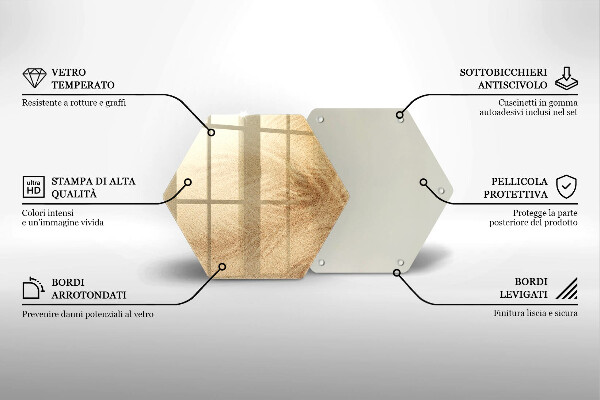 Tábua de corte de vidro Férias na areia da praia
