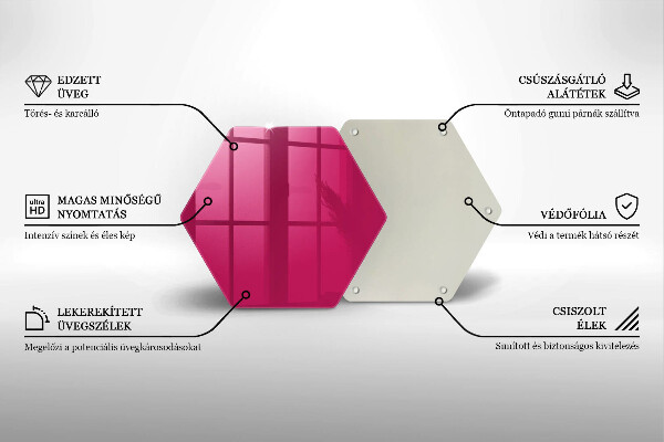 Tábua de cortar alimentos Cor rosa