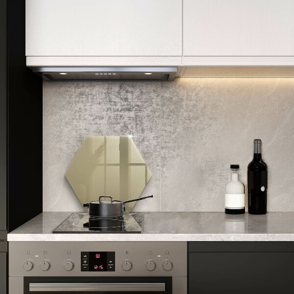 Tábua de corte de vidro Cor bege