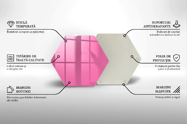 Tábua cozinha Cor rosa