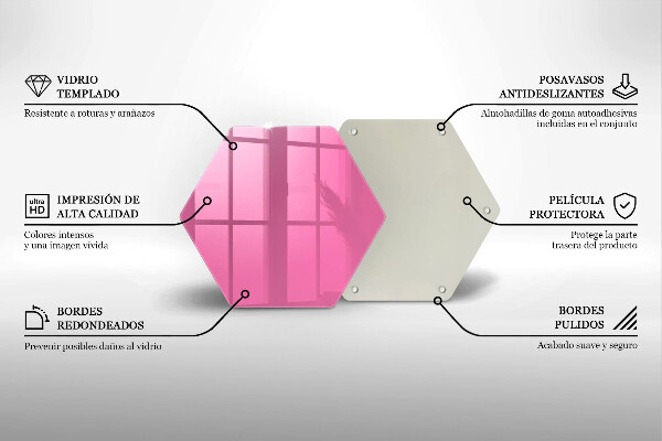 Tábua cozinha Cor rosa