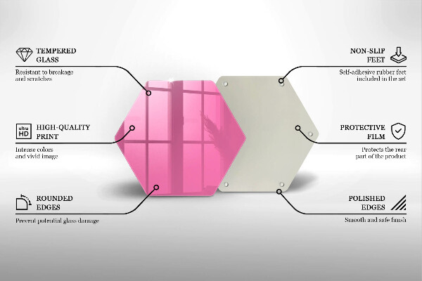 Tábua cozinha Cor rosa