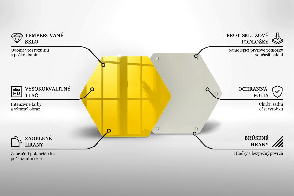 Tábua para cozinha Cor amarela
