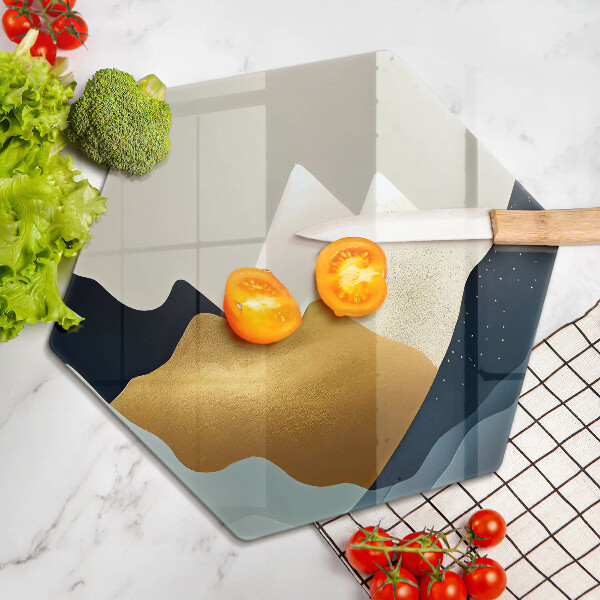 Tábua cozinha Montanhas abstratas