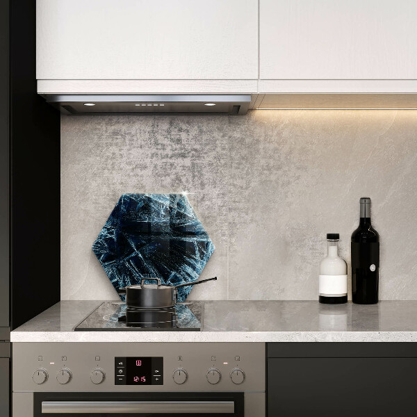 Tábua de corte de vidro Estrutura de gelo afiada