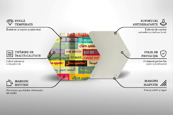 Tábua para corte Bon appetit legendas idiomas