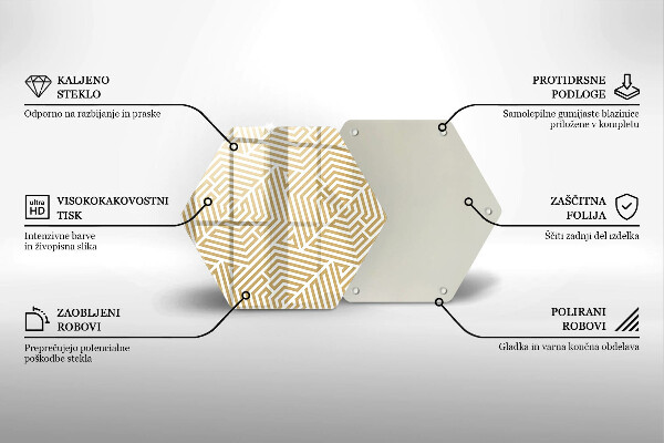 Tábua para corte Linhas geométricas