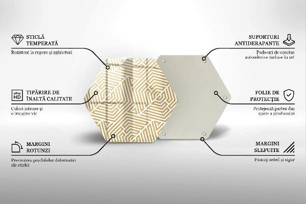 Tábua para corte Linhas geométricas