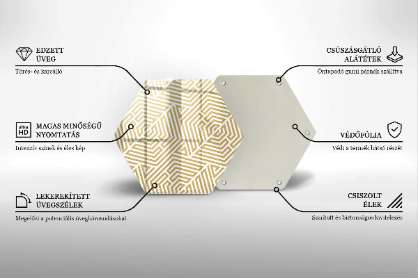 Tábua para corte Linhas geométricas