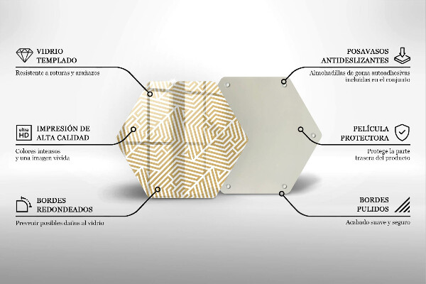 Tábua para corte Linhas geométricas