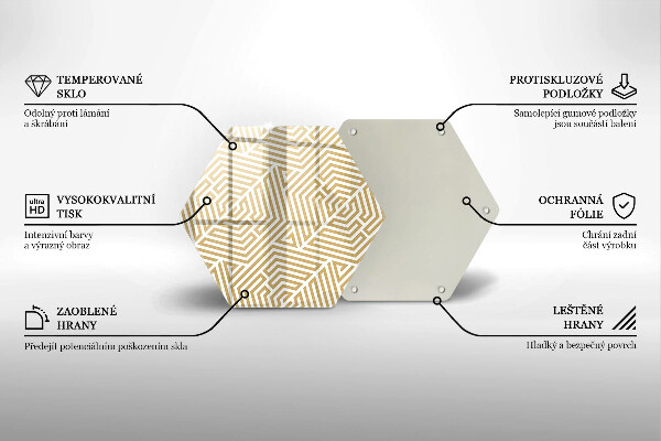 Tábua para corte Linhas geométricas