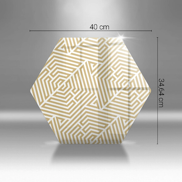 Tábua para corte Linhas geométricas