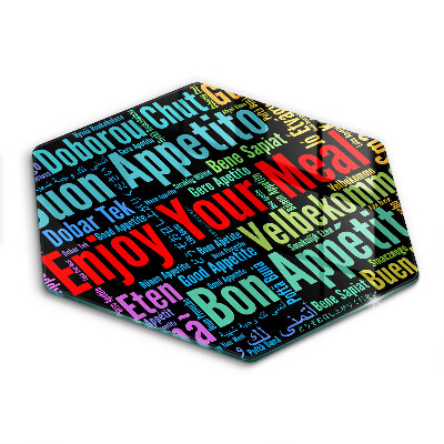 Tábua corte Bon appetit legendas idiomas