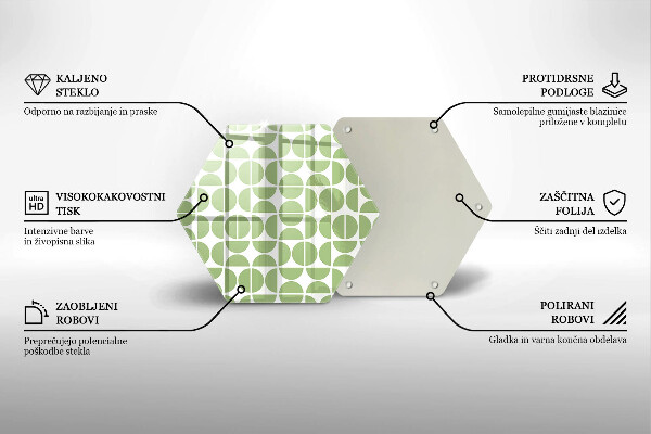 Tábua para corte Padrão de formas boho