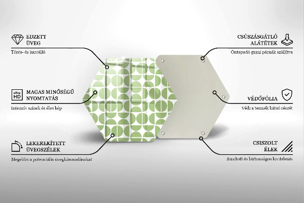 Tábua para corte Padrão de formas boho