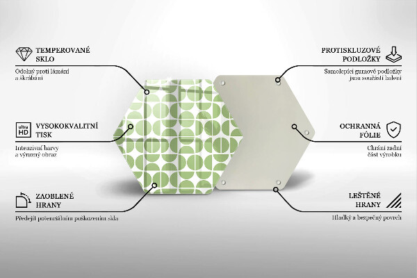 Tábua para corte Padrão de formas boho