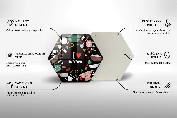 Tábua cozinha Eu amo ilustração de cozinha