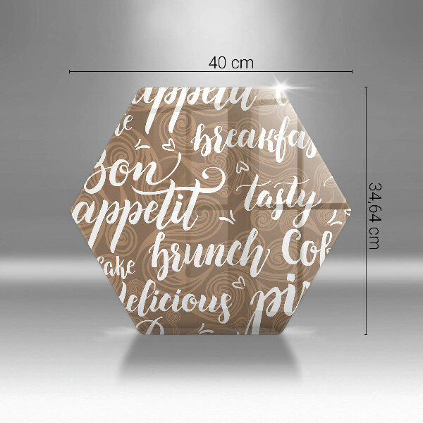 Tábua de cortar alimentos legendas de bom apetite