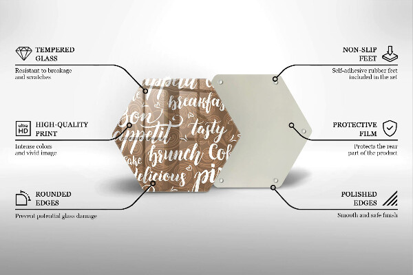 Tábua de cortar alimentos legendas de bom apetite