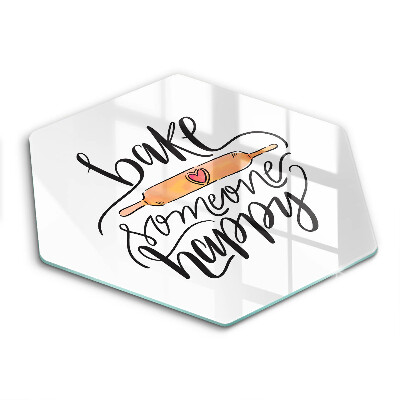 Tábua para cozinha Asse alguém feliz