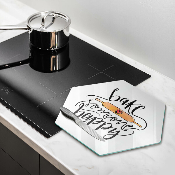 Tábua para cozinha Asse alguém feliz