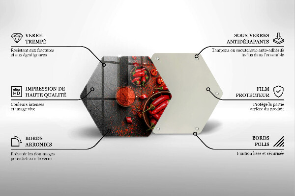 Tábua de cortar Pimentas vermelhas