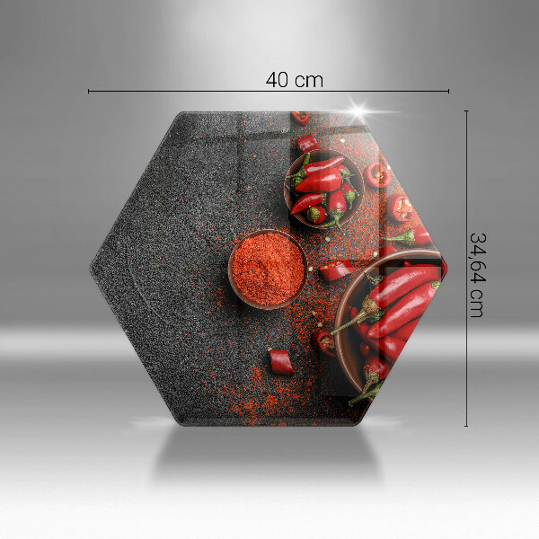 Tábua de cortar Pimentas vermelhas