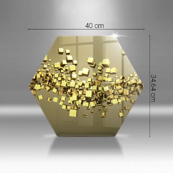 Tábua de cortar Geometria 3D abstrata