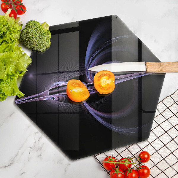 Tábua de corte de vidro Abstração moderna